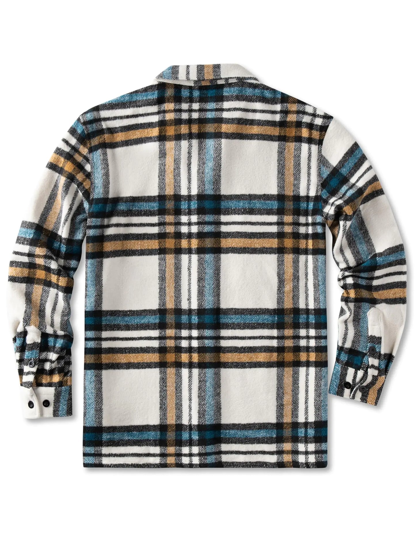 Checked Fleece Button Down Shacket