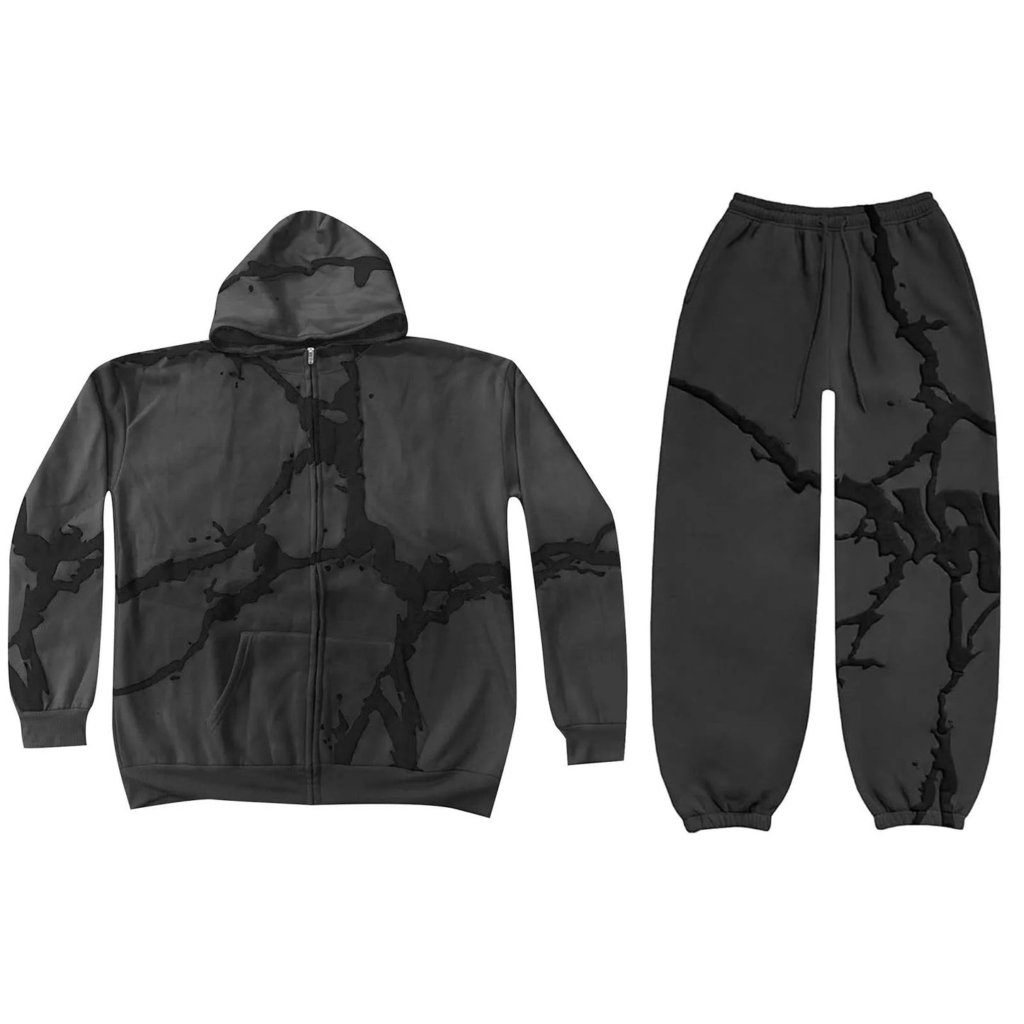 Oversized Winter Tactical Sweatsuit