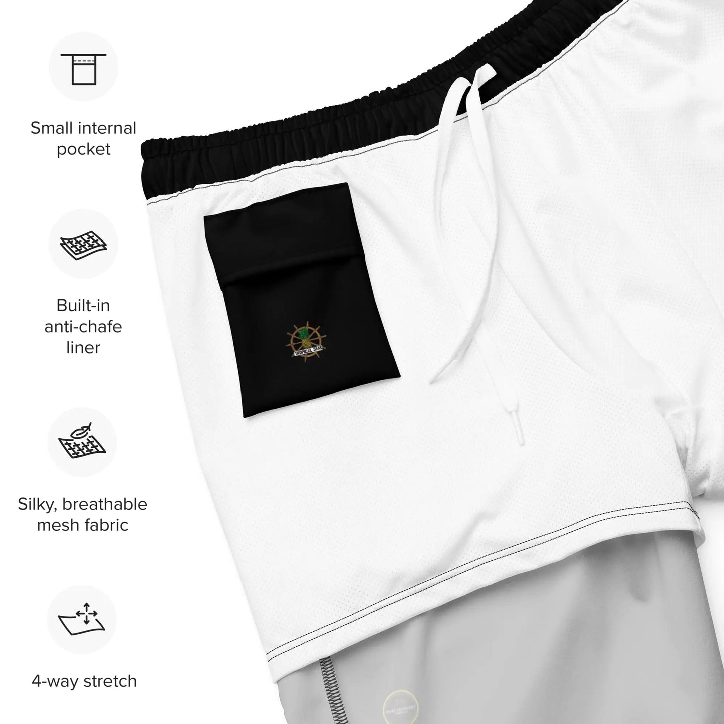 Black Eco Board Shorts