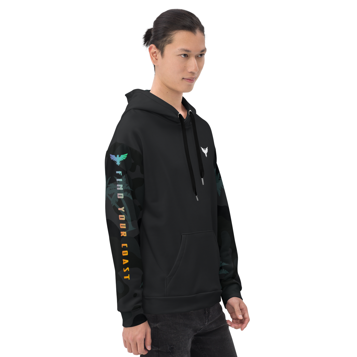 Find Your Coast® Palm Sleeve Recycled Hoodie